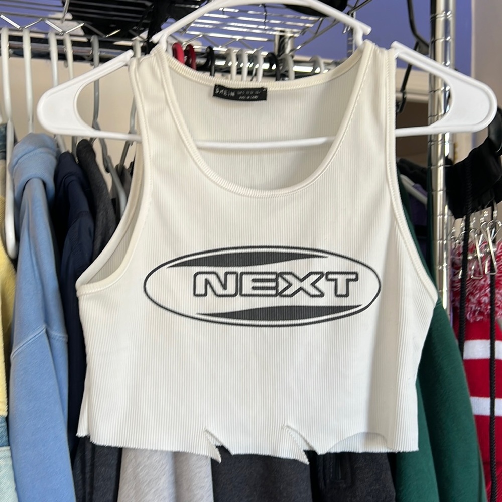 White crop top from SHEIN